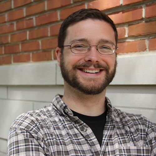 IMG_3766-1 - square Headshot of Matt, smiling.