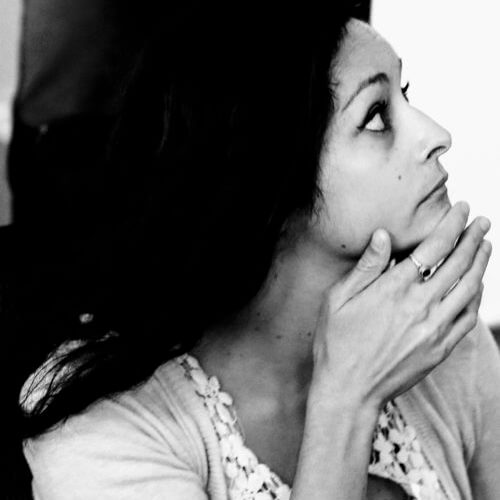 Grish1 Headshot of Grishma, in profile